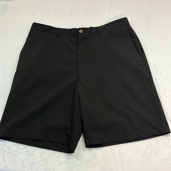 Haggar Other - Haggar Comfort Equipped Black Dress Shorts Size 36 Preowned